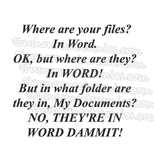 where are your files