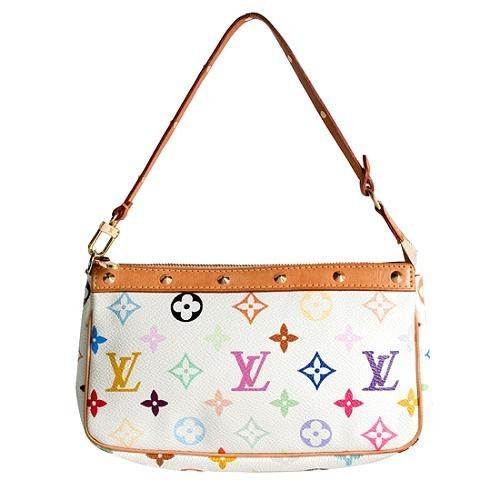 Buying a fake Takashi Murakami Louis Vuitton bag and passing it off as a real one.