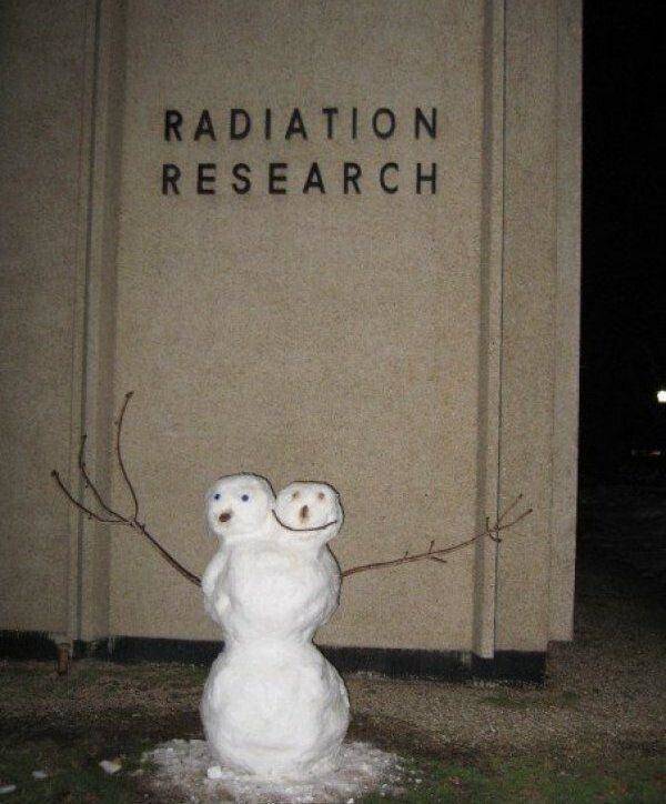 Radiation Research Snowman