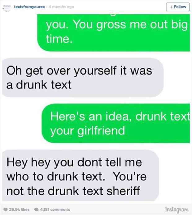 drunk text