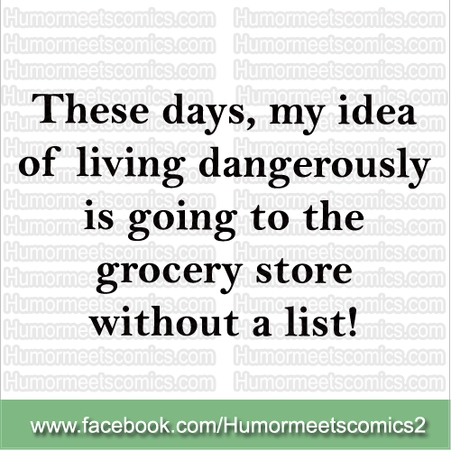 Grocery store without a list