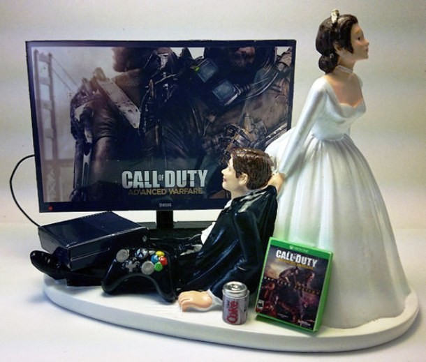 For a groom who used to be an avid gamer.