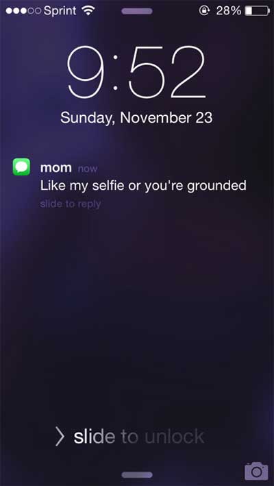 awkward-parent-text-selfie-grounded