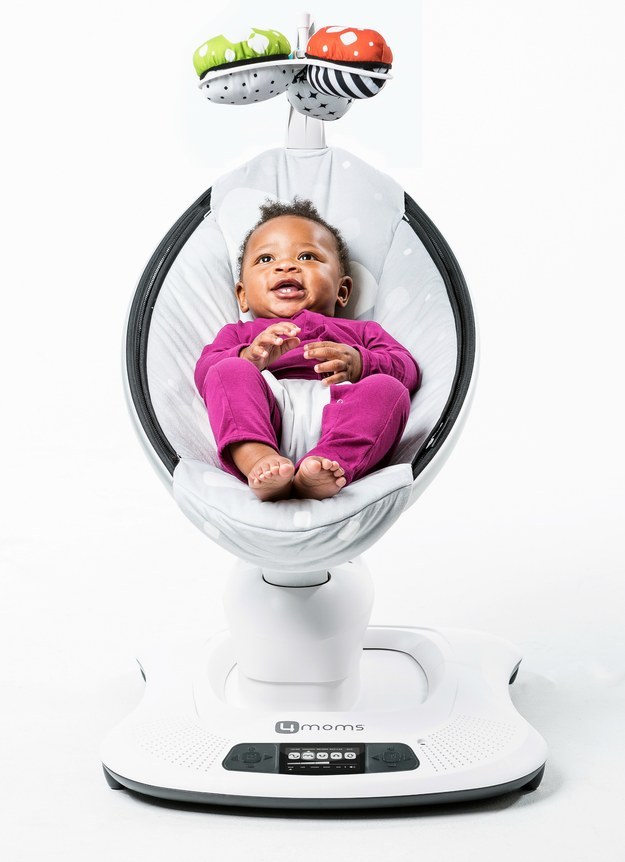 This baby swing alternative that moves in five different motions — mimicking the movements of actual parents