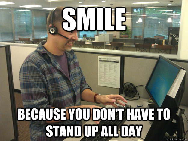 When someone gets a standing desk