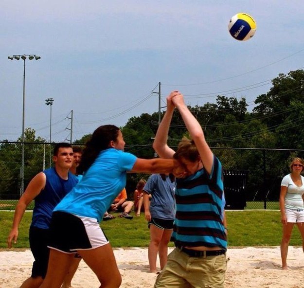 this volleyball spike