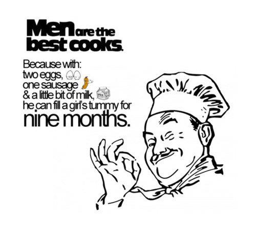 Men are the best cooks