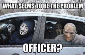 What seems to be the problem officer? 