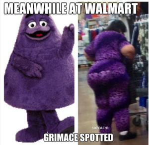 Meanwhile at walmart