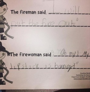 Fireman vs firewoman