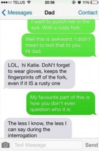 Parents Texting Thing They’re So Funny