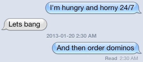 Hunger texts could be so funny