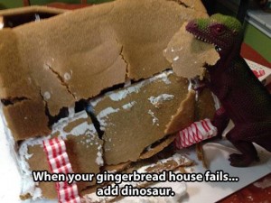 When your gingerbread house fails try this