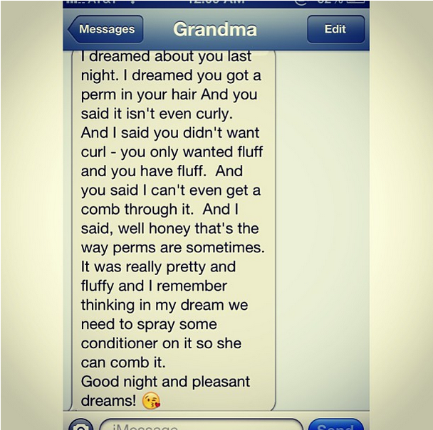 That funny moment when Grandma begins to text sure to make you laugh