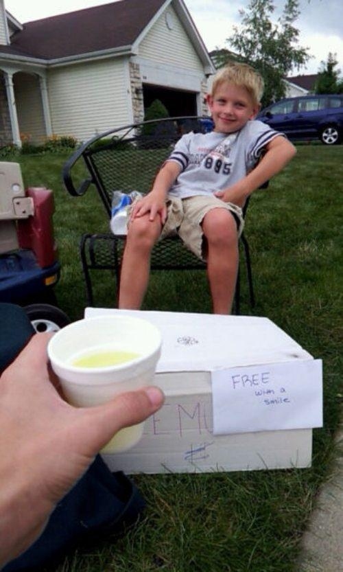 And this little kid invented a new form of currency.