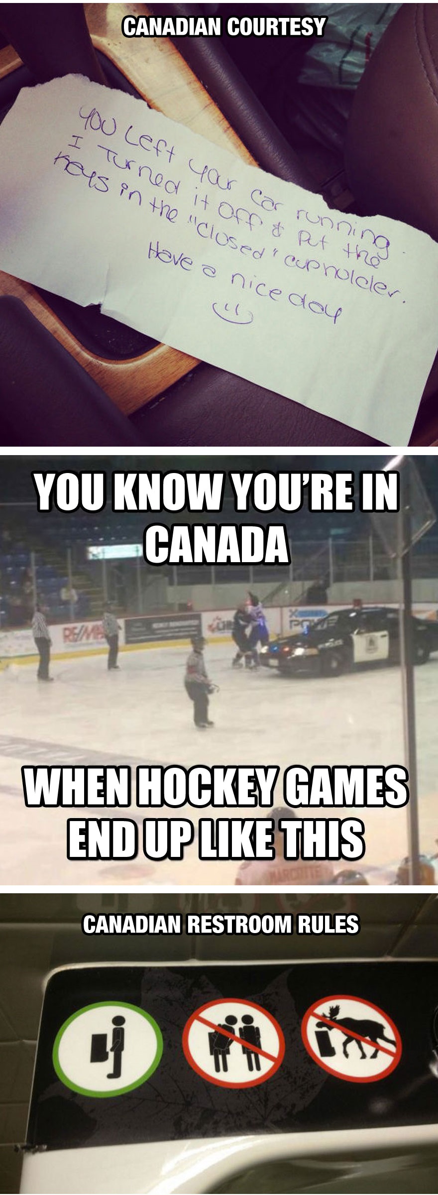 Canadian courtesy