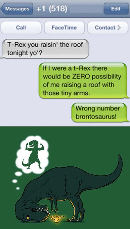 Wrong number brontosaurus