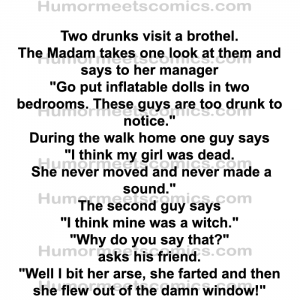 Two drunks visit a brothel, what happened next cracked me up