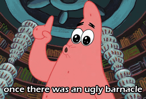 8. When Patrick told a story we can all sometimes relate to.