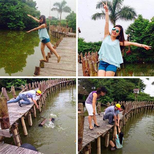 funny-girl-posing-bridge-falling-water-1