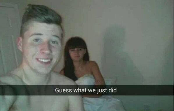 After-sex Snapchats