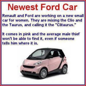 Renault and ford and working for a new small car for women. This is Hilarious