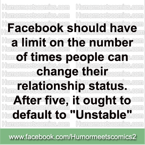 Facebook should have a limit on the number of times people