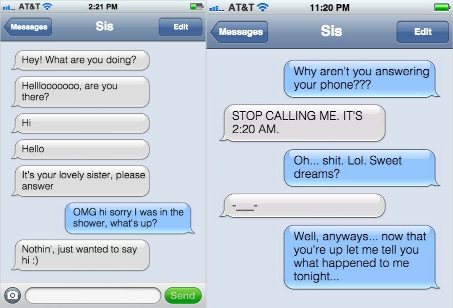 16 Long Distance Text Messages All Sisters Will Relate To