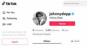 Johnny Depp joins TikTok after Amber Heard trial, thanks to fans in the first video