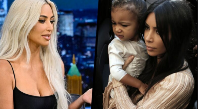 Kim Kardashian says she gets ‘tired’ parenting four kids that ‘jump on the table’ during massages