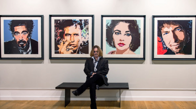 Johnny Depp Makes Over whopping $3.6 Million After Debut Art Collection Sells Out in Hours