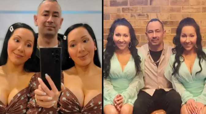 ‘World’s Most identical twins’ celebrate birthday with fiancé they’re trying for a baby with