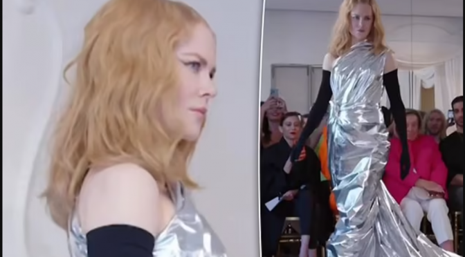 Nicole Kidman is brutally mocked for her ‘bizarre’ runway walk at the Balenciaga fashion show